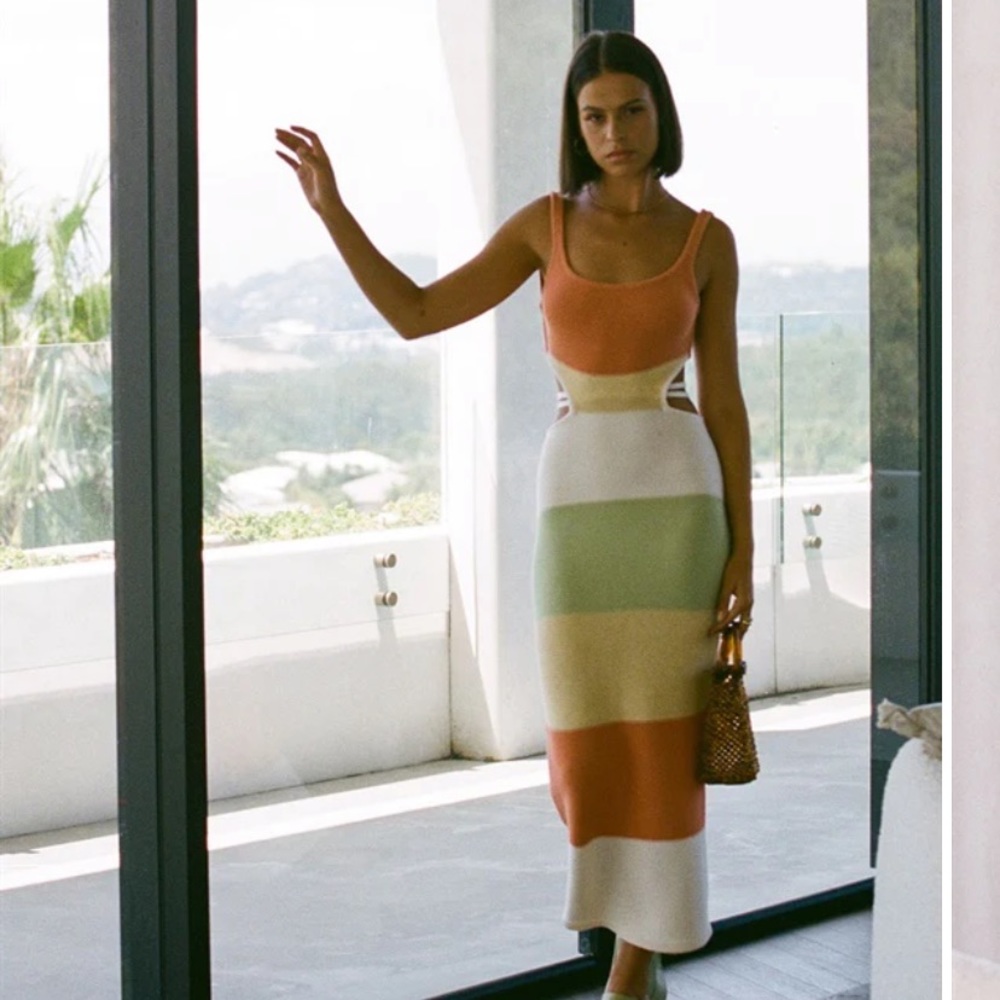 Sabo London Knit Dress in color Earth